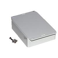 Hammond Manufacturing 1591GF2GY Flanged Enclosure ABS w/Bottom Flange 4.8x1.2x3.7" Grey