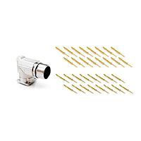 Amphenol SINE Systems MA7RAP1601-KIT Circular Metric Connectors 16 Pos male pins Standard flange