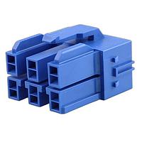 Molex 151049-2601 Headers & Wire Housings CP6.5 RECP HSG DR 6CKT POLZ POSLCK BLU