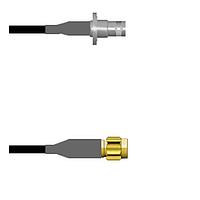 Amphenol Custom Cable Q-0803D0008096i RF Cable Assemblies BNC-SJB/SMA-SP RG58 96I