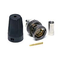 NEUTRIK NBNC75BFG7X Connectors O.D. 4-8mm antraloy plating 75 Ohm UHD