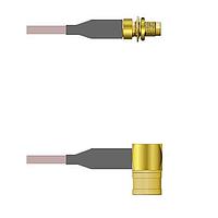 Amphenol Custom Cable Q-3103V000H010i RF Cable Assemblies SMA-SJB/SMB-RP G142 10I