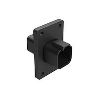 Amphenol SINE Systems AT04-6P-CL06 6-Way 6 Pos Rcpt Fng Mnt Conn Pn Blk rdu seal