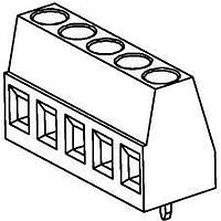 Molex 39593-5015 Fixed Terminal Blocks 5.0MM EUROBLOCK PC VERT GRN 10A 15CKT