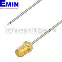Fairviewmicrowave FMCA1186 Test Probe Pigtail SMA Female to Stripped Lead Cable .047 Coax and RoHS Compliant (FM-SR047CUTN Coax ; 6 GHz)
