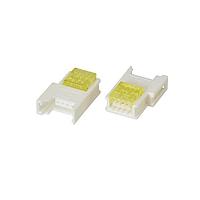 3M 37B04-D162-W00 MB Connectors 3M Mini-Clamp III Connector, Wiremount Socket, 4 position, 26-20 AWG, Tin over Nickel, Yellow, Sold per box of 100 pcs