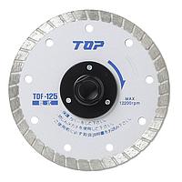 TOP Kogyo TDF-125 Flanged diamond wheel (125mm, 2mm)