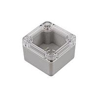Hammond Manufacturing RZ0250C Enclosure LT GY PC W/CLEAR LID 2.05x 1.97x 1.38 IN