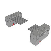 Samtec FFSD-04-D-04.00-01 IDC Socket Cable .050" Low Profile Tiger Eye(TM) IDC Ribbon Cable Assembly