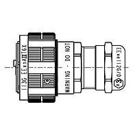 Amphenol Socapex RJFTVX6MG Field THREADED PLUG METAL GLAND GREEN CAD