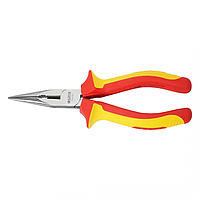 SATA 70132 INSULATED LONG NOSE PLIER 8 inch (200mm, ø1.6mm, 1000V)
