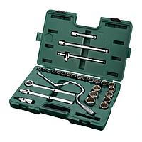 SATA 09090-6 28PC 1/2"DR 6PT METRIC SOCKET SET
