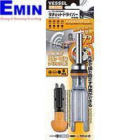 Vessel TD-6808MG Ratchet Screwdriver (8 bits)
