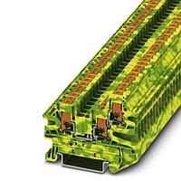 PHOENIX CONTACT 1078991 Ground Terminal Block Push-In Term Block Green-Yellow Twin
