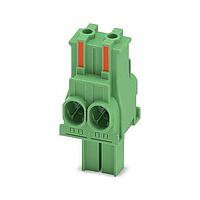 PHOENIX CONTACT 1044740 PCB Plug PCB Connector 2 Pos Green