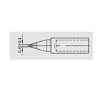 WELLER MXT H Soldering Tip (0.8mm)