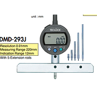TECLOCK DMD-293J Standard Digital Depth Gauge (12(220)mm/0.01mm)