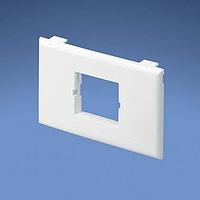 Panduit T70BH1WH Power Rated Fitting Single Gang Snap-on Horizontal Communica