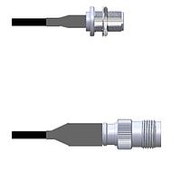 Amphenol Custom Cable Q-2604R000M008i RF Cable Assemblies N-SJB/TNC-SJ LMR24 8I