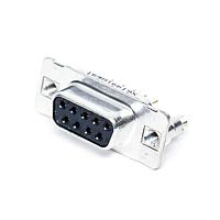 Amphenol CONEC 164A16619X Receptacle DSUB SOLDER PIN STR 3mmTH PREC MCHND CNT