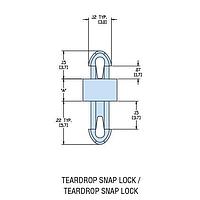 Heyco 10490F Metric Spacing HSP-MDLS-1-20M V-0 NATURAL