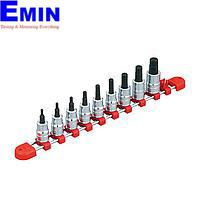 KTC TBT3S09BH sq. Short Hex. Bit Socket Set (3/8",9 pcs)