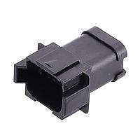 Amphenol SINE Systems AT04-08PA-ECBLK Connectors 8 Pin Recept. Key Pos. A w/End Cap BLK