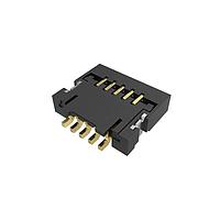 Amphenol FCI 59453-051110ECHLF Connectors 0.50mm Flex Connectors, FPC/FFC Side Entry ZIF Connector, Surface Mount, 5 Positions, Bottom Contact, 0.50mm (0.020in) Pitch.