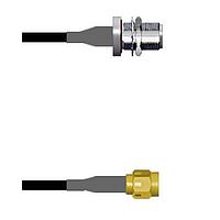 Amphenol Custom Cable Q-1T03B0003036i RF Cable Assemblies N-SJB/SMA-SP G174 36I