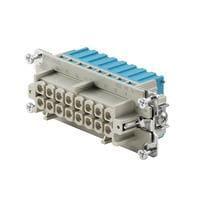 Weidmuller 2535130000 Heavy Duty Power Connectors HDC HE 16 N FQT BL
