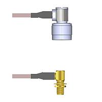 Amphenol Custom Cable Q-2D02Q000R108i RF Cable Assemblies N-RP/SMA-RJB G316D 108I