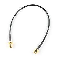 SparkFun CAB-22034 RF Cable Assemblies Interface Cable - SMA Male to SMA Female (25cm, RG174)