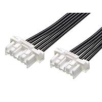 Molex 221958-1061 Discrete Wire CLIKMatetoCLIKMate (OTS) Cable Asmbly 2mm Ptch Sngl Row 100mm Lngth 6 Ckts Wht