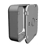 Hammond Manufacturing 1551SNAP3GY PCB Enclosure ABS Plastic Miniature Enclosures, Unvented - 2.36 x 2.36 x 0.79", Grey