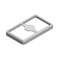 Masach Tech MS256-10F-NS EMI/RFI Shield Frame, Two-Piece 25.6 x 15.5 x 2.3mm Two-piece Drawn-Seamless RF Shield/EMI Shield FRAME (Nickel-Silver)