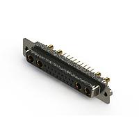 EDAC 628-21W4624-2TA Mixed Contact D-Sub Connectors Vertical Combo Dsub