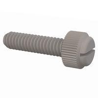 Essentra Components 092520100TEG Thumb Screw Slotted Thumb Screw, 1/4-20 Thread, 1 Lg