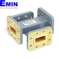 Fairview FMWCP1060 30 dB WR-90 Waveguide Crossguide Coupler With CPR-90G Grooved Flange from 8.2 GHz to 12.4 GHz