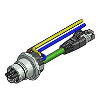 Amphenol CONEC 57-02622 Ethernet Cables / Networking Cables ENP-17-1-FSPBU2PEDST4-V3-45S-RS8.33-1/1/G6/250/034
