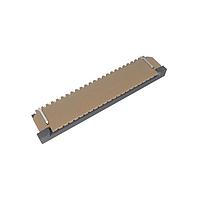 Amphenol FCI SFW22R-2STAE1LF Board Mount 1.00mm Flex Connector, SFW-R series, 22 Position, Top side Contact, Side Entry Surface Mount ZIF Connector, Lead Free, Selective Gold plated Terminals with Tin-plate Solder-tail.