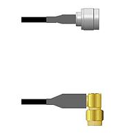 Amphenol Custom Cable Q-2N0360008096i RF Cable Assemblies N-SP/SMA-RP RG58 96I