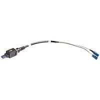 HARTING 33614310100004 Fiber Optic Cable Assemblies HARTING PushPull V4 v2.0 LC Duplex overmolded Cable Assembly, PushPull LC to IP20 SC duplex, Singlemode GOF, PUR, 10m