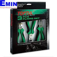 TOPTUL GAAE0302-3PCS Pliers Set