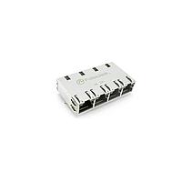 Pulse Electronics JT6-1473NL Modular 1X4 W/LED'S