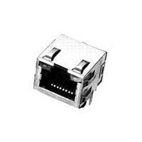 AMP Connectors - TE Connectivity 2-406549-2 Modular Connectors / Ethernet Connectors R/A 8POS GREEN RJ45