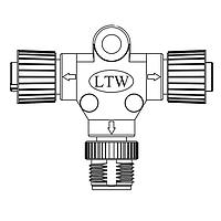 Amphenol LTW SS-080808-MFF-TS001 Circular Metric Connectors ACC, SEN, A Code, T ADA W/O CB