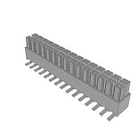 Samtec IPS1-115-01-L-D-VS Power to the Board .100" Mini Mate(R) Isolated Power Connector Socket Strip