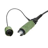 NEUTRIK NKO2M3-FG-0-150 Fiber Optic Cable Assemblies FIBERFOX EBC25 MM 2CH 150 Meters OM3 airspool