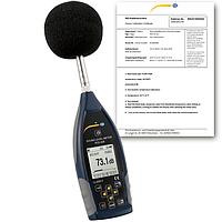 PCE 428 Class 2 Data-Logging Noise Meter / Sound Meter with Certificate
