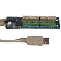 DLP Design DLP-IOR4 Latching Relays RELAY MOD 4 LATCHING RELAYS USB A CBL 6'